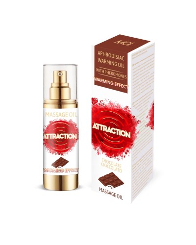 Розігрівальна масажна олія з феромонами MAI PHEROMON MASSAGE OIL — CHOCOLATE (30 мл)