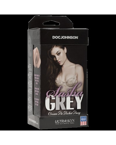 Мастурбатор-вагина Doc Johnson Sasha Grey - Ultraskyn Cream Pie Pocket