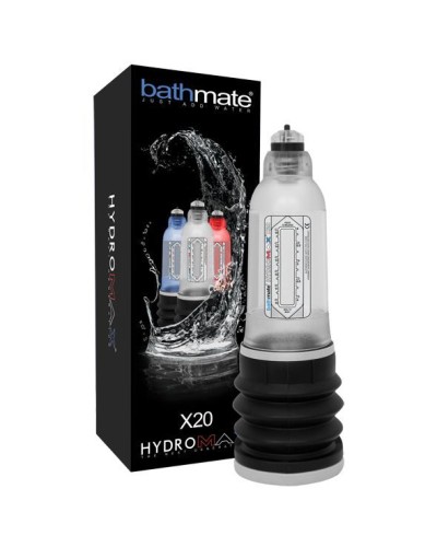 Гидропомпа Bathmate Hydromax 5 Clear (X20), для члена длиной от 7,5 до 12,5см, диаметр до 4,5см