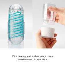 Мастурбатор Tenga Spinner 04 Pixel Cool Edition с упругой стимулирующей спиралью внутри