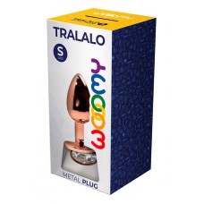 Анальная пробка Wooomy Tralalo Metal Plug Size M (мятая упаковка)