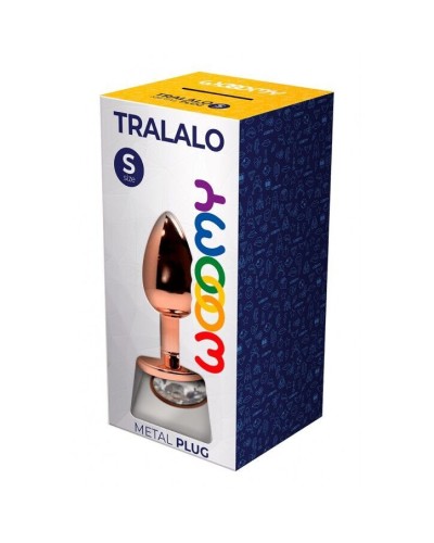 Анальная пробка Wooomy Tralalo Metal Plug Size M (мятая упаковка)