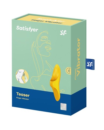 Вібратор на палець Satisfyer Teaser Dark Yellow