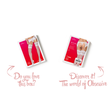 Obsessive 810-STO-2 stockings white S/M