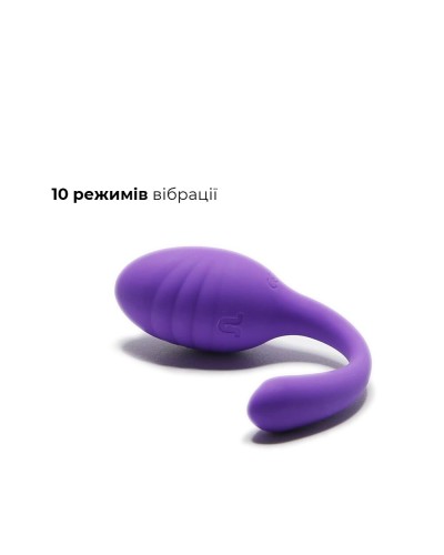 Віброяйце зі стимулятором клітора Adrien Lastic Smart Dream II з пультом LRS, можна під одяг