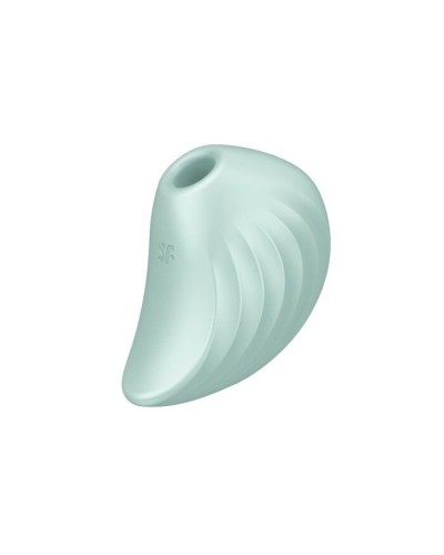 Вакуумный клиторальный стимулятор с вибрацией Satisfyer Pearl Diver Mint