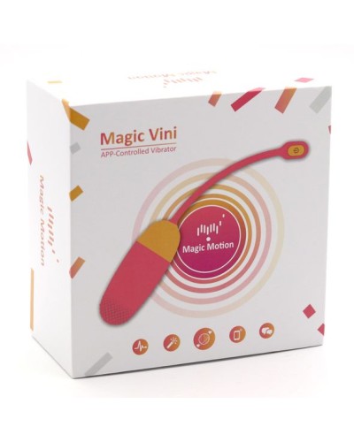 Смарт-віброяйце Magic Motion Vini Orange, керування зі смартфона