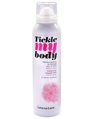 Масажна піна Love To Love TICKLE MY BODY Cotton candy (150 мл) зволожувальна