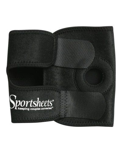 Ремень на бедро для страпона Sportsheets Thigh Strap-On, на липучке, можно на подушку, объем 55см