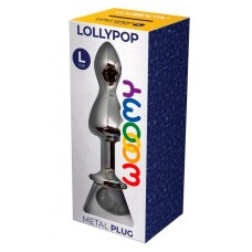 Анальна пробка Wooomy Lollypop Double Ball Metal Plug L