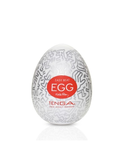 Мастурбатор-яйцо Tenga Keith Haring EGG Party