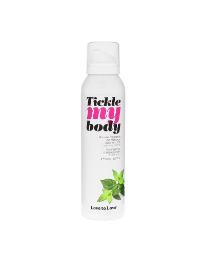 Массажная пена Love To Love TICKLE MY BODY Fresh Mint (150 мл) увлажняющая