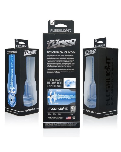 Мастурбатор Fleshlight Turbo Thrust Blue Ice (имитатор минета)