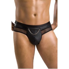 030 SLIP OPEN TOM black S/M - Passion