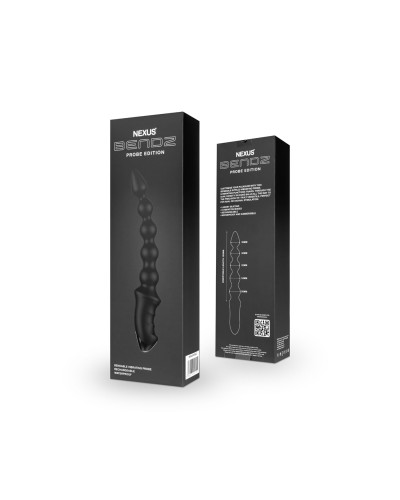 Анальний вібратор-буси Nexus BENDZ Bendable Vibrator Probe Edition, ефект пам’яті форми