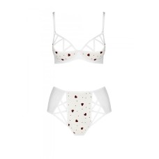 Еротичний комплект з малюнком LOVELIA BIKINI white XXL/XXXL - Passion