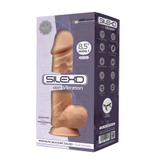 Фалоімітатор з вібрацією SilexD Norman Vibro Flesh (MODEL 1 size 8,5in), двошаровий, діаметр 5 см