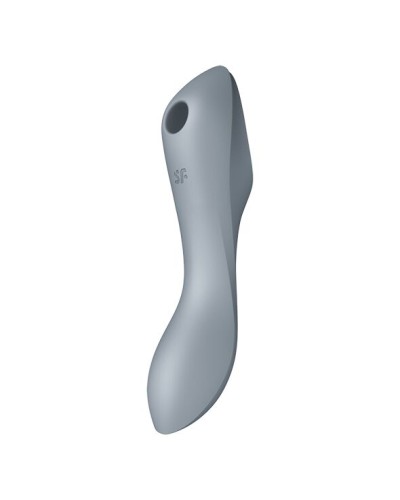 Вакуумный стимулятор с вибрацией Satisfyer Curvy Trinity 3 BlueGrey