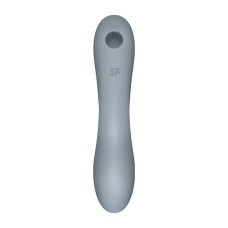 Вакуумний стимулятор з вібрацією Satisfyer Curvy Trinity 3 BlueGrey