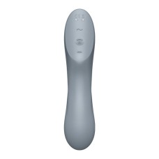 Вакуумний стимулятор з вібрацією Satisfyer Curvy Trinity 3 BlueGrey