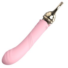 Вібратор для точки G з підігрівом Zalo Sweet Magic - Courage Fairy Pink