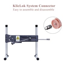 Подвійний дилдо для секс-машин Hismith 8.5″ Two Cocks One Hole Silicone Dildo