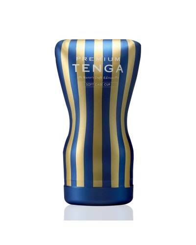 Мастурбатор Tenga Premium Soft Case Cup (м’яка подушечка), стискається