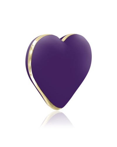 Вібратор-серце Rianne S: Heart Vibe Purple, 10 режимів роботи, медичний силікон, подарункова упаковк