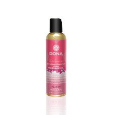 Масажна олія DONA Massage Oil FLIRTY – BLUSHING BERRY (110 мл) з феромонами та афродизіаками