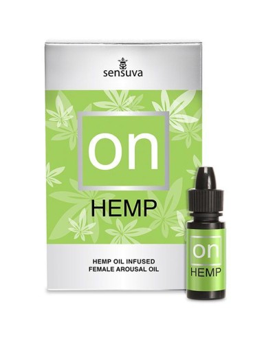 Возбуждающе капли для клитора Sensuva - ON for Her Hemp Infused Arousal Oil (5 мл) с маслом конопли