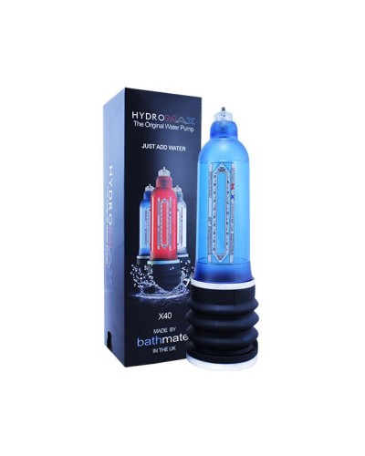 Гідропомпа Bathmate Hydromax 9 Blue (X40), для члена довжиною від 18 до 23см, діаметр до 5,5 см