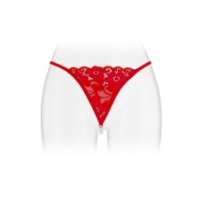 Трусики-стринги с жемчужной ниткой Fashion Secret VENUSINA Red