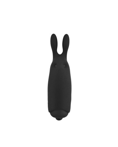 Вибропуля Adrien Lastic Pocket Vibe Rabbit Black со стимулирующими ушками