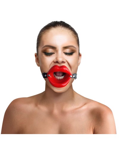 Кляп расширитель в форме губ Art of Sex - Gag Lips, натуральная кожа