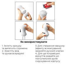 Мастурбатор Tenga FLEX Rocky Black с изменяемой интенсивностью, можно скручивать