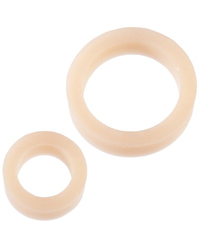 Набор эрекционных колец Doc Johnson Platinum Premium Silicone - The C-Rings - White