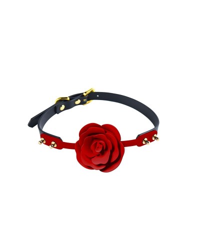 Розкішний кляп у вигляді троянди Zalo - Rose Ball Gag, подвійне використання