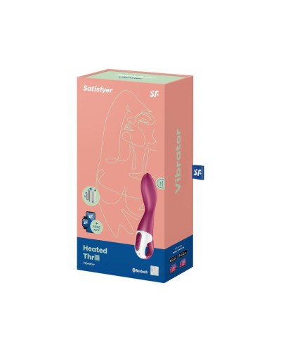 Смарт вібратор точки G Satisfyer Heated Thrill з функцією підігріву