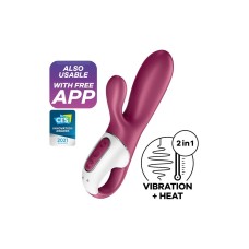 Смарт вібратор кролик із підігрівом Satisfyer Hot Bunny