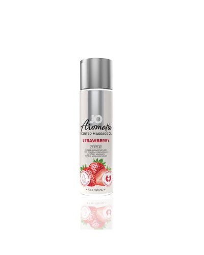 Натуральна масажна олія System JO Aromatix — Massage Oil — Strawberry 120 мл