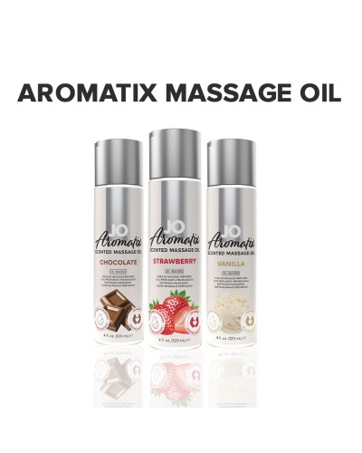 Натуральна масажна олія System JO Aromatix — Massage Oil — Strawberry 120 мл