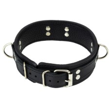 Преміум нашийник LOVECRAFT розмір S чорний, натуральна шкіра, в подарунковій упаковці