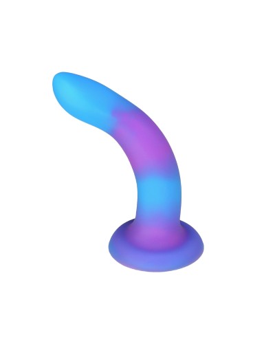 Светящийся в темноте фаллоимитатор ADDICTION Rave 8″ Glow in the Dark Dildo Blue Purple, 20,3 см