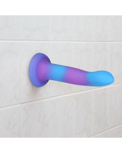 Светящийся в темноте фаллоимитатор ADDICTION Rave 8″ Glow in the Dark Dildo Blue Purple, 20,3 см