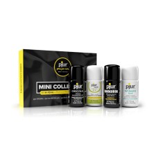 Набір змазок pjur MINI COLLECTION 4×10 мл: med REPAIR glide, WOMAN Nude, ORIGINAL, BACKDOOR Relaxing