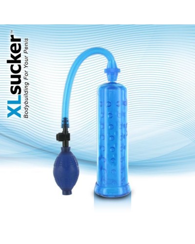 Вакуумная помпа XLsucker Penis Pump Blue для члена длиной до 18см, диаметр до 4см