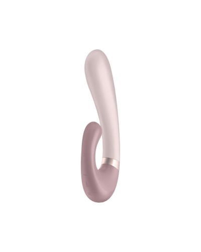 Смарт вибратор кролик с подогревом Satisfyer Heat Wave Mauve