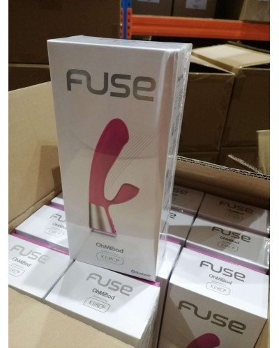 Інтерактивний вібратор-кролик Ohmibod Fuse for Kiiroo Pink (м'ята упаковка)