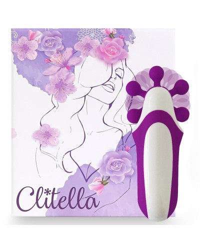 Стимулятор з імітацією оральних ласк FeelzToys - Clitella Oral Clitoral Stimulator Purple