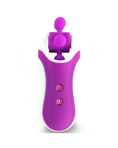 Стимулятор з імітацією оральних ласк FeelzToys - Clitella Oral Clitoral Stimulator Purple